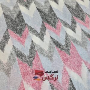 ملحفه نخ پلی استر قیمت مناسب طرح زیگ زاگ عرض 2 کد 125