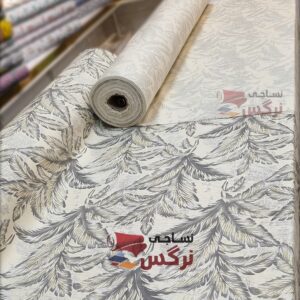 نیم ست کاورکشدار تخت و روبالشتی نخ پنبه طرح نخل