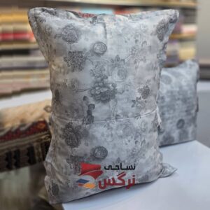 روبالشتی اسپرت طوسی ساتن نخ کد 203