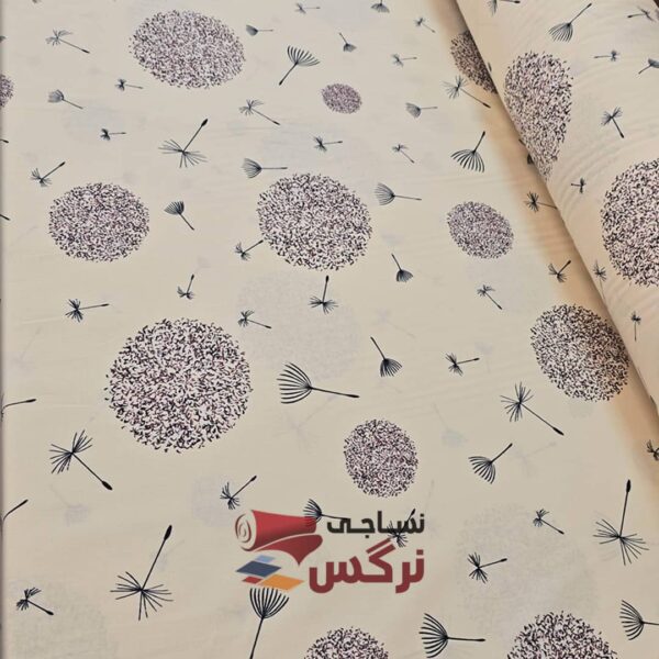 نیم ست کاورکشدار تخت و روبالشتی نخ پنبه قاصدک