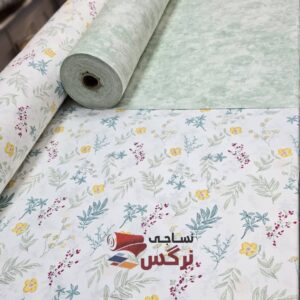 ملحفه نخ پنبه گل دار عرض 2.5 کد 667