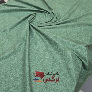 ملحفه نخ پنبه عرض 2.4 تک رنگ سبز کد 419