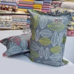 روبالشتی طرح برگ نخ پلی استر کد 82