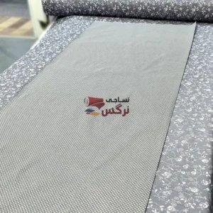 سفره پارچه ای طوسی 6 نفره سایز 100*160 کد10