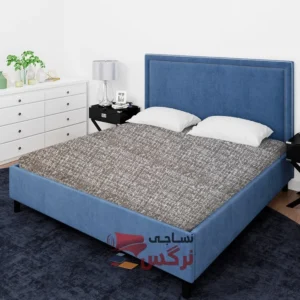 ملحفه نخ پلی استر طرح شطرنجی عرض 2 کد 155 - Image 2