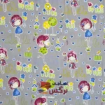 ملحفه کتان پنبه طرح دختر عرض 1.5 متر کد 192