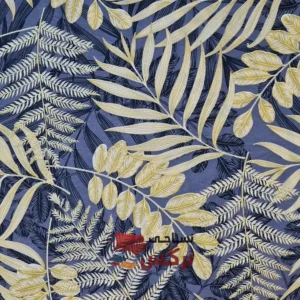 ملحفه نخ پلی استر طرح برگ خشایار عرض 2 کد 216