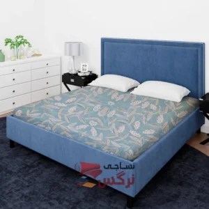 ملحفه نخ پلی استر طرح برگ عرض 2 کد 221 - Image 2
