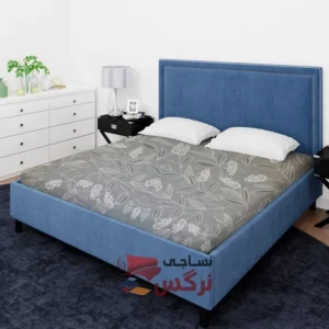 ملحفه نخ پلی استر طرح برگ پرنس عرض 2 کد 224 - Image 2