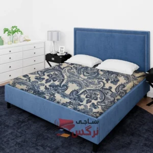 ملحفه نخ پلی استر طرح سنتی عرض 2 کد 228 - Image 2