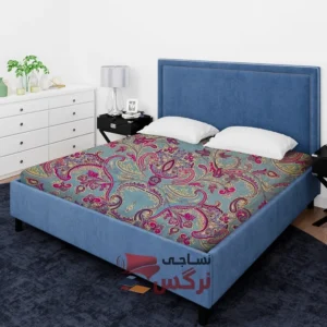 ملحفه نخ پلی استر طرح سنتی عرض 2 کد 229 - Image 2