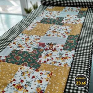 سفره پارچه ای چهلتیکه 6 نفره سایز 100*160 کد 23