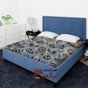 ملحفه نخ پلی استر طرح سنتی عرض 2 کد 230 - Image 2