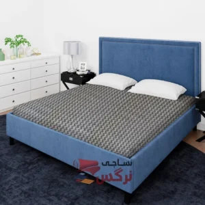 ملحفه نخ پلی استر طرح زیگ زاگ عرض 2 کد 235 - Image 2