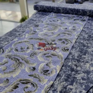 سفره پارچه ای گل آبی 6 نفره سایز 100*160 کد24