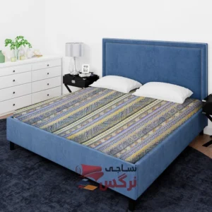 ملحفه نخ پلی استر طرح سنتی عرض 2 کد 245 - Image 2