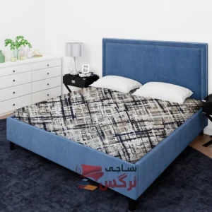 ملحفه نخ پلی استر طرح اسپرت آبرنگی عرض 2 کد 249 - Image 2
