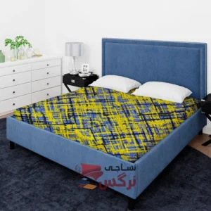 ملحفه نخ پلی استر طرح اسپرت آبرنگی عرض 2 کد 250 - Image 2