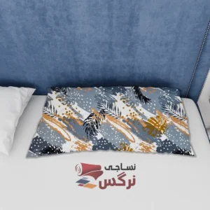 ملحفه نخ پلی استر طرح برگ آبرنگی عرض 2 کد 260 - Image 3