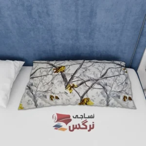 ملحفه پنبه براش طرح برگ پاییزی عرض 2.5 کد 288 - Image 2