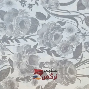 ملحفه ساتن ابریشم طرح گل رز عرض 2.5 کد 293