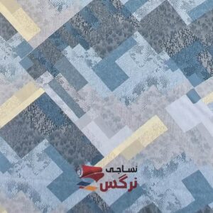 ملحفه ساتن پنبه طرح آنجل چهارخانه عرض 2 کد 298