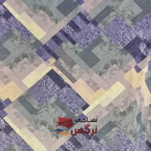 ملحفه ساتن پنبه طرح آنجل چهارخانه عرض 2 کد 299
