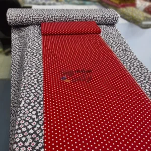 سفره پارچه ای توپی قرمز 6 نفره سایز 100*160 کد3