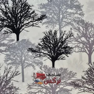 ملحفه نخ پنبه طرح درخت عرض 2.4 کد 314