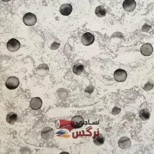 ملحفه ساتن پنبه طرح توپی خالدار عرض 2 کد 345