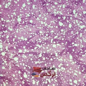 ملحفه ساتن پنبه طرح خالدار آبرنگی عرض 2 کد 347
