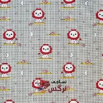 ملحفه نخی طرح شیر عرض 1.5 متر کد 457