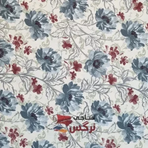 ملحفه ساتن نخ طرح گل عرض 2.5 کد 466