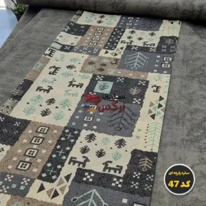 سفره پارچه ای 6 نفره سایز 100*160 کد47