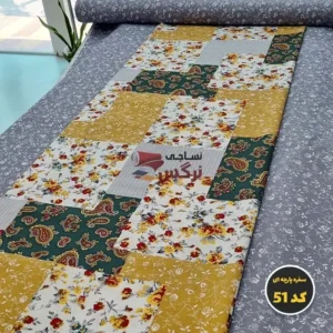سفره پارچه ای 6 نفره سایز 100*160 کد51
