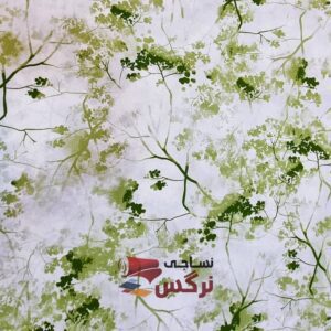 ملحفه نخ پنبه سبز عرض 2.5 کد 529