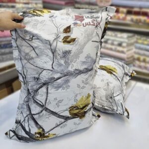 روبالشتی طرح برگ 70 درصد نخ کد 61