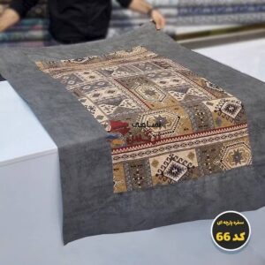 سفره پارچه ای 6 نفره سایز 100*160 کد 66