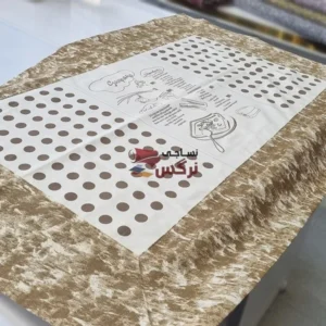 سفره پارچه ای نسوز 6 نفره سایز 100*160 کد9