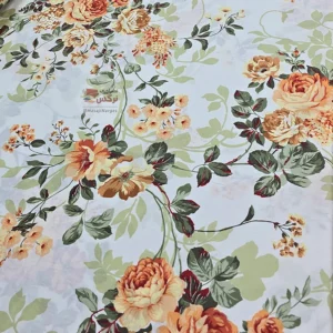 ملحفه نخ پنبه گل عرض 2.5 کد 597