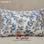 روبالشتی نخ پنبه نقاشی گل کد 595