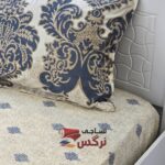 نیم ست کاورکشدار تخت و روبالشتی نخ پنبه طرح سنتی - Image 2