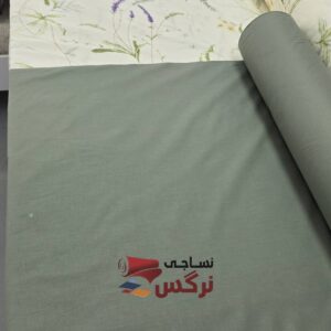 روبالشتی نخ پنبه سبز تکرنگ کد 664