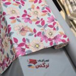 روبالشتی نخ پنبه طرح گل کد 665 - Image 3
