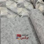 نیم ست کاورکشدار تخت و روبالشتی نخ پنبه طرح اسپرت - Image 2