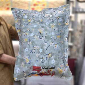روبالشتی پنبه براش گل دار کد 617 - Image 3