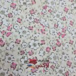 ملحفه نخ پنبه گلدار عرض 2.5 کد 673