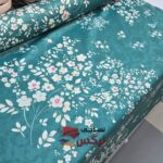 ملحفه ژاکارد ساتن ابریشم گلدار عرض 2.5 کد 674 - Image 4