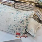 روبالشتی ژاکارد ساتن ابریشم گلدار کد 675 - Image 2