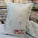 روبالشتی ژاکارد ساتن ابریشم گلدار کد 675 - Image 3